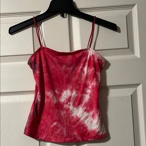 Rue21 Red and Pink Camisole Crop Top